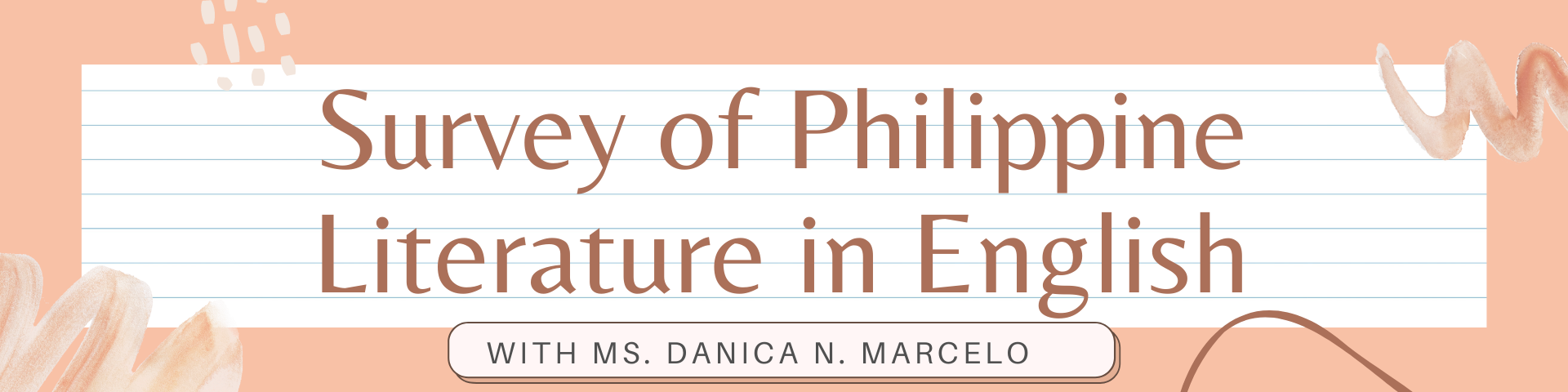 Survey of Philippine Literature in English